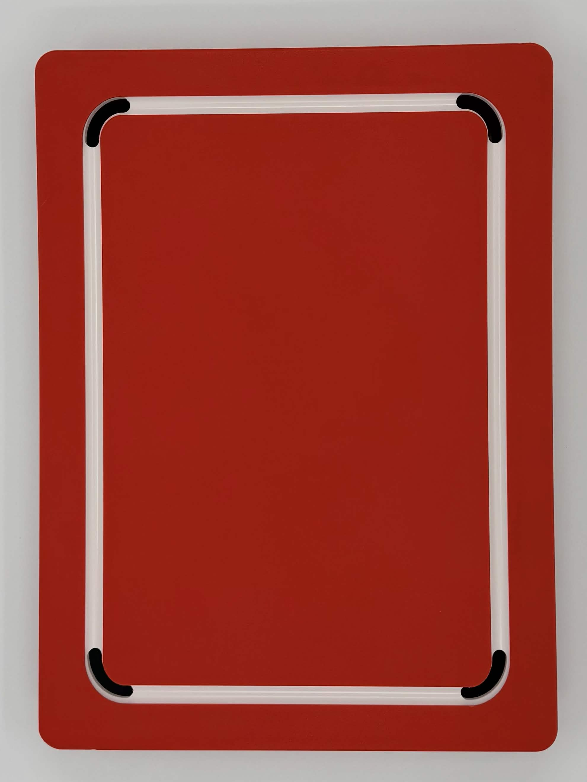 Red and white HDPE Groovie Board
